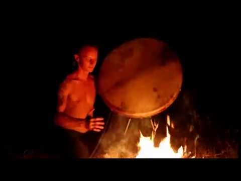 Native Indian shamanic  Drum 70 cm