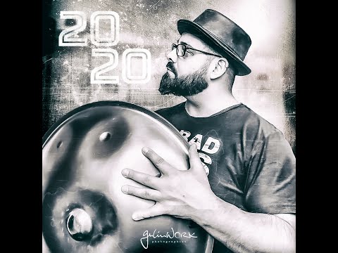 SparklingDrums (Drum N Bass) - Handpan-Impro Practising Video - Drum N Bass