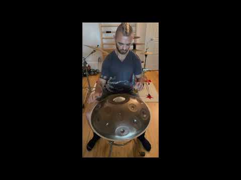 B2 Hijaz Proteus 22 Ember Steel Heka Handpan