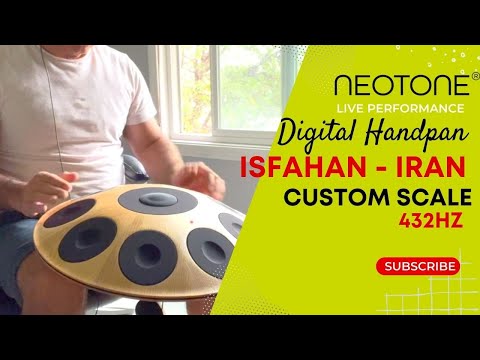 Neotone Digital Handpan | 432Hz | Isfahan - Iran - Custom Scale | هند پن اصفهان ایرانی