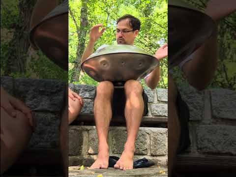 Kurpark Oberlaa handpan playing (heatwave edition)