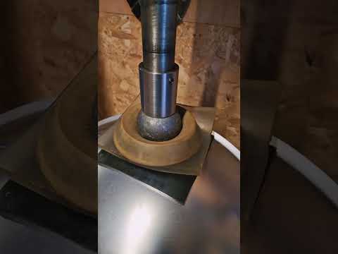 Pressing dimples | Handpan Maker | Learning to build my own handpans!