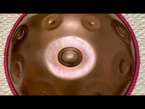 Manik Handpan F Low Pygmy 15 + 1 Ember Steel Ton Beispiel