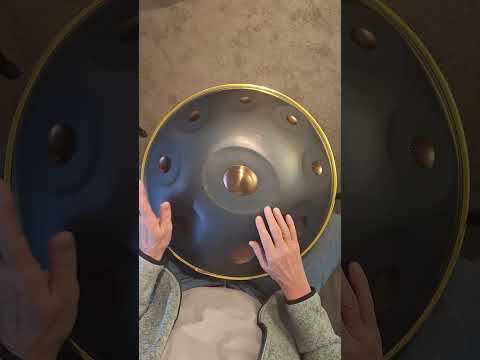 Easy-to-learn Handpan Compositions: A Lamenting Song (Kurd Scale) #shorts