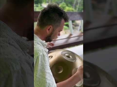 Talk with jungle 🌴play with me 🛸✨ #handpan #musicnature #handpannature