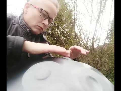 Handpan Poet - in the garden for a short moment