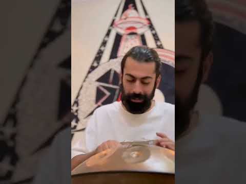 #improvisation in" D kurd " #handpan #hangdrum #alipantam #pantam #UFO #هنگدرام #هندپن