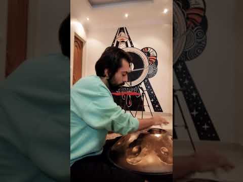 #handpan #improvisation #music #spaceship 🛸 do you #like it? #hangdrum #alipantam #هندپن #هنگدرام