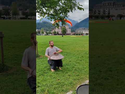 Meditation Handpan Music | Busking in Interlaken, Switzerland | Ivan Judas