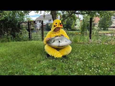Pikachu explores the handpan - MTH Handpan Roots