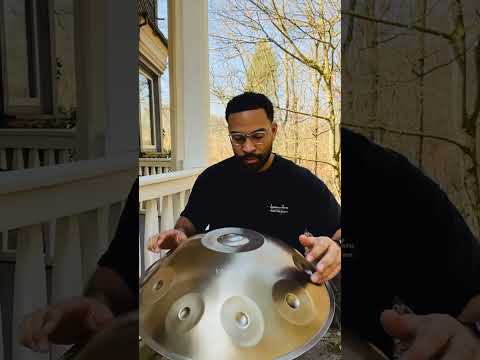 First Time Playing the handpan Outdoors – Pure Magic! ✨🌿