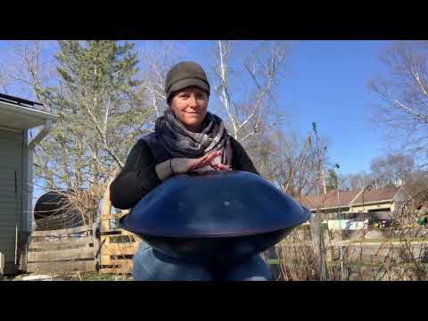 Handpan Jam in my Spring Garden