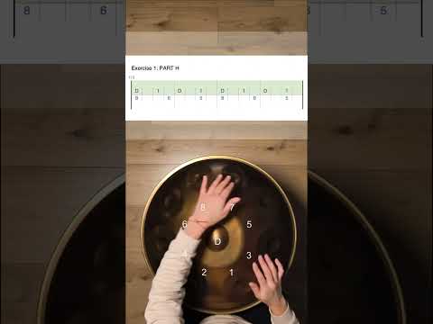 Fast Version, Handpan Tutorial, Exercise H1 for Hang Massive-Once Again, D Kurd, Kristina Savkova