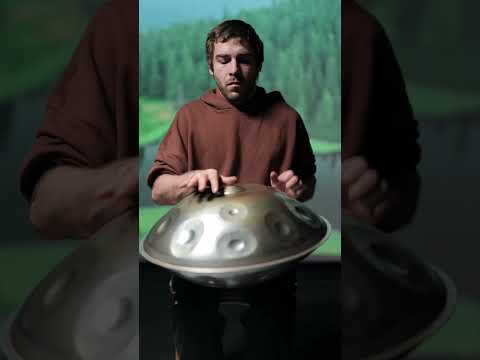 Energetic Handpan Music | D Kurd 17 notes ember steel Shaktipan | Ivan Judas