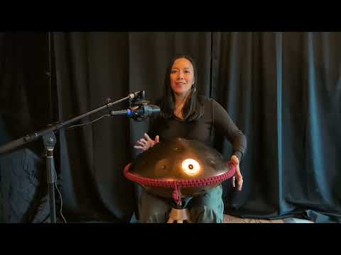 "Nocturnes" - handpan: c# harmonic minor 22 Handromeda