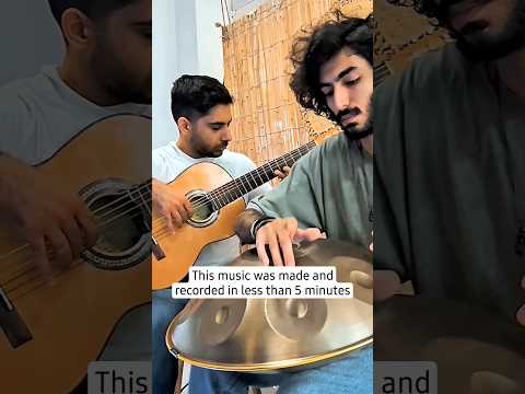 When the Guitar and Handpan meet eachother! #shorts