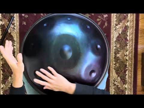 Tresillo. Handpan song for D Celtic handpan.
