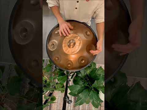 D Kurd 9 Notes Stainless Steel Bronze Handpan 440 Hz | Zendō Sounds