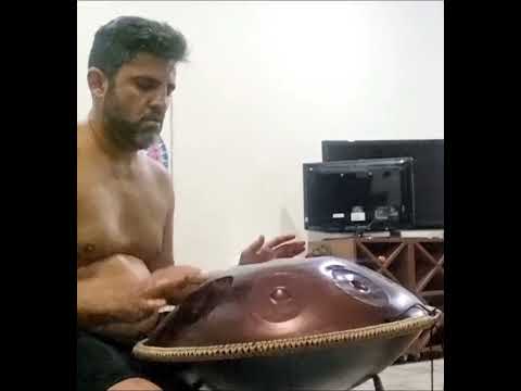 Handpan 9 Notas Aço Carbono 08