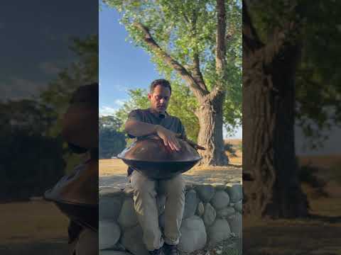 Handpan Magic at Golden Hour 🌅✨ #Handpan #GoldenHour #SunsetVibes #RelaxingSounds #chillvibes