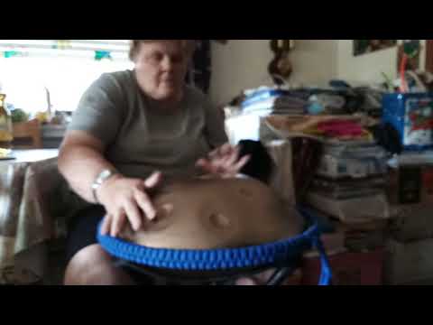 Mini mdr handpan stainless steel, e amara