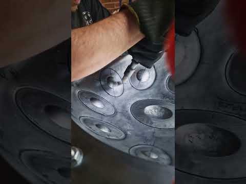 Shaping note borders | Handpan Maker | Learning to build my own handpans