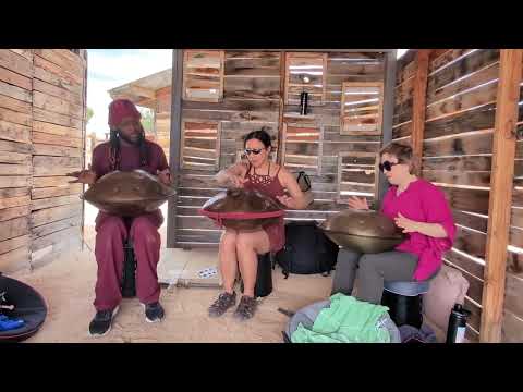 Pantasia Handpan Gathering in Joshua Tree jam