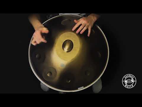 Eclipse Handpan | D Paradiso 9 | Edelstahl | 440Hz | D/ F# G A D E F# G A