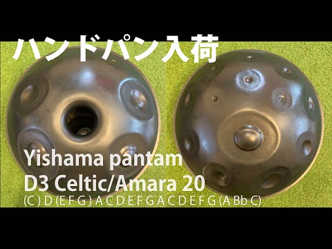 【ハンドパン販売】Yishama Pantam D Celtic/Amara 20 試奏1
