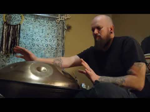 Sending out love with my Axiom hand Pan C# Celtic Minor