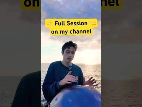 Go check my first ever YouTube video. New video every friday ! #handpan #music #relax #instrumental