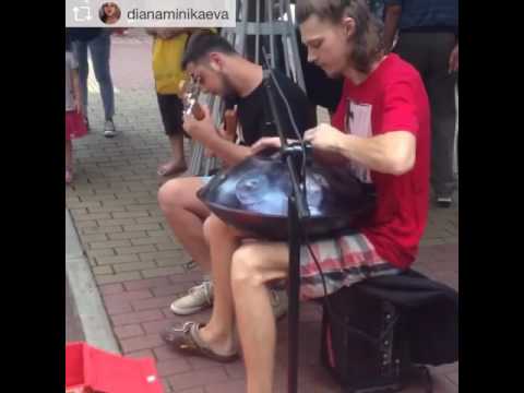 Valeriy Frolov and Nikita Shatrov. Street music. Hong Kong 2016