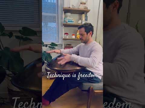 Technique is Freedom #handpan #handpanmusic #handpanclass #handpansound #howto #flow  #learnhandpan