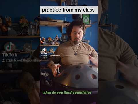 practicing my handpan till I come a professional handpan player #handpan #handpanman #handpanmusi