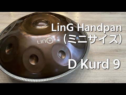 【ハンドパン販売 /レンタル】LinG Handpan / D Kurd 9 (ミニサイズ) 試奏 2