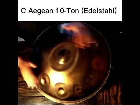 handpan C Aegean 10 Ton Edelstahl - Handpan Klangbeispiel für maaloupan