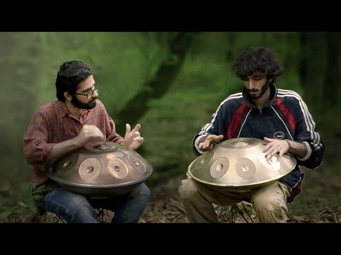 Hang drum Duo | 17 minutes Handpan music | Relaxing music | Nature Vibe