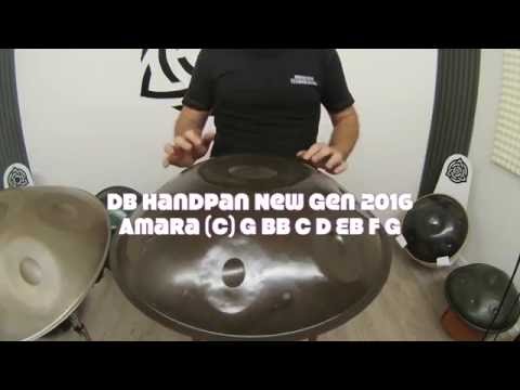 DB handpan New Gen 2016 Amara C G Bb C D Eb F G HcT Handpan Review
