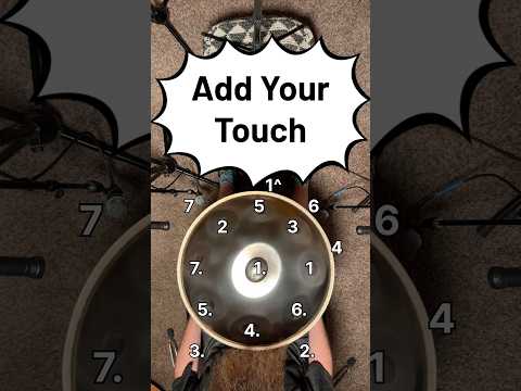 How to Play Happy Birthday Your Touch with Handpan Dan 🎂 #handpan #tutorial #lesson #happybirthday