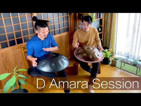 D Amara Session｜Kashiwa Hang & RRyusuque｜ハンドパンセッション