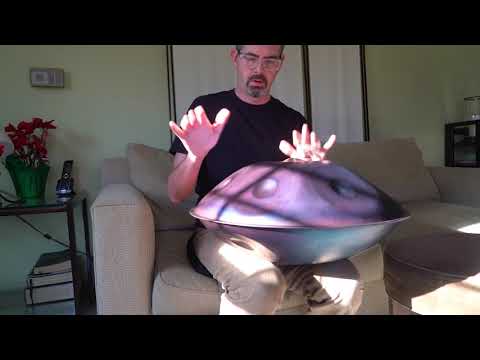 Handpan Music from Blue Handpan - Song is Metamorphosis
