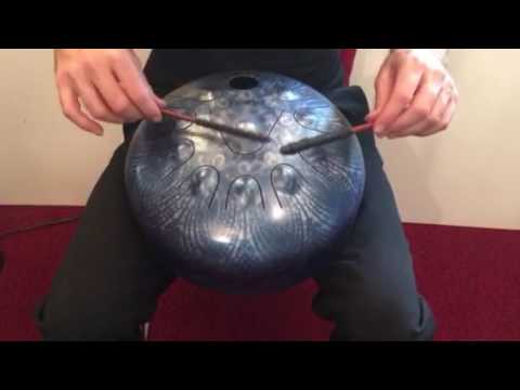 TouchToneTanks 10 note F minor Pentatonic steel tank drum handpan