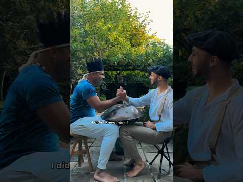 That MOMENT when you break FREE ❤️ #handpan #music #friendship