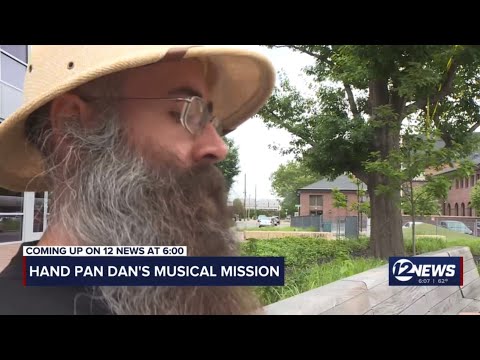 Handpan Dan Interview with KWCH News 🎥🛸🎶🌻 #handpan #interview #kwch #kansas #handpandan