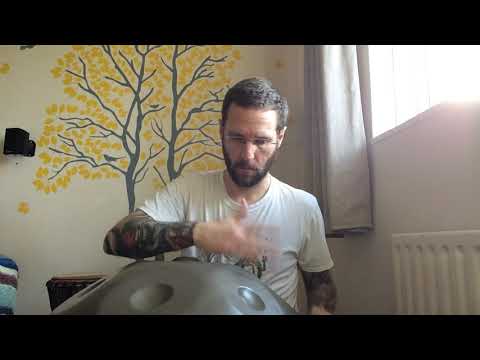 Relaxing music - C# Zephyr Handpan semi improvisation - What came before