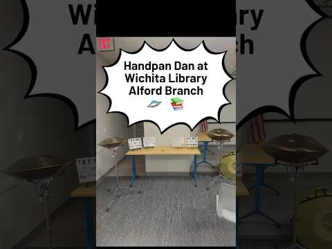 Handpan Dan @ Wichita Library πΈπ #handpan #wichita #library #shakeitoff #sweetcaroline #handpandan