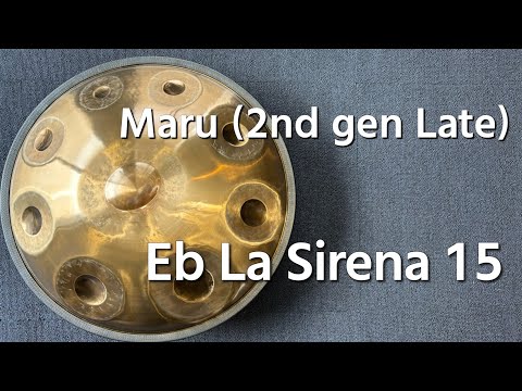 【ハンドパン販売】 Maru (2nd gen Late) / Eb La Sirena 15 試奏 1 [管理番号046]