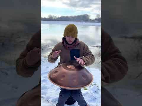 #handpan in winter wonderland ❄️