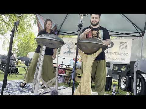 Handpan Music performed Live at Marquette Waterfront Festival