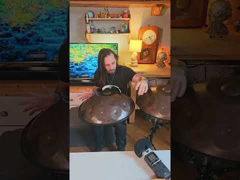 Playing Two Handpans at the Same Time  #handpan #percussion